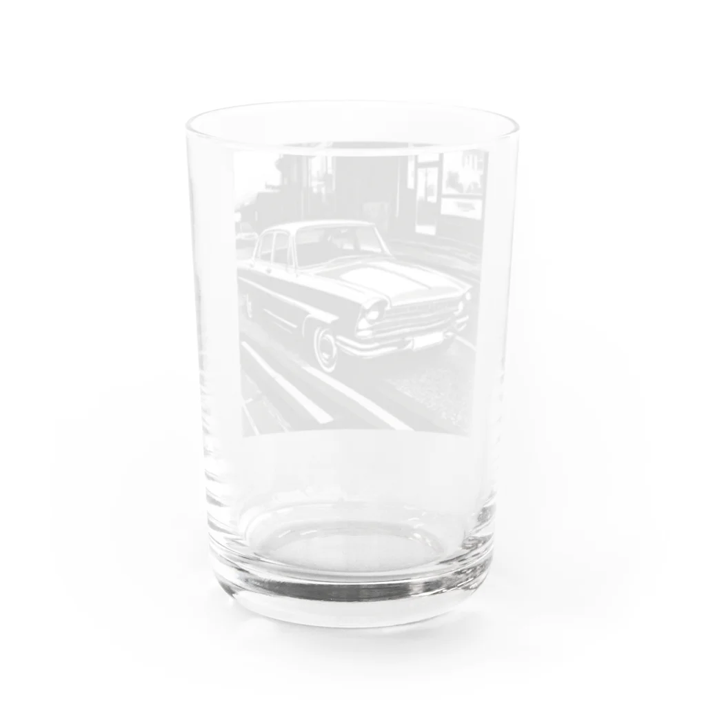 彩り屋のCLASSICcar Water Glass :back