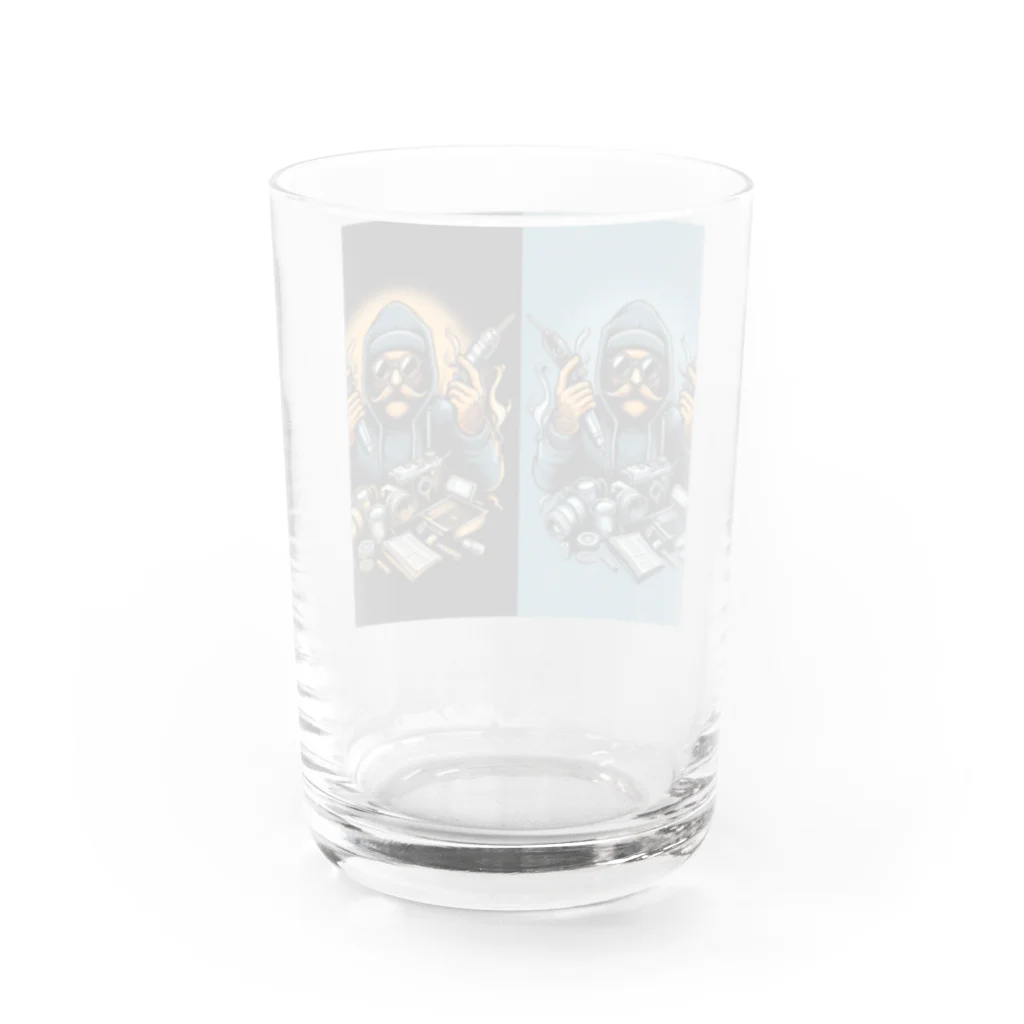 X_TK_Xのカメラを改造するおじさん Water Glass :back