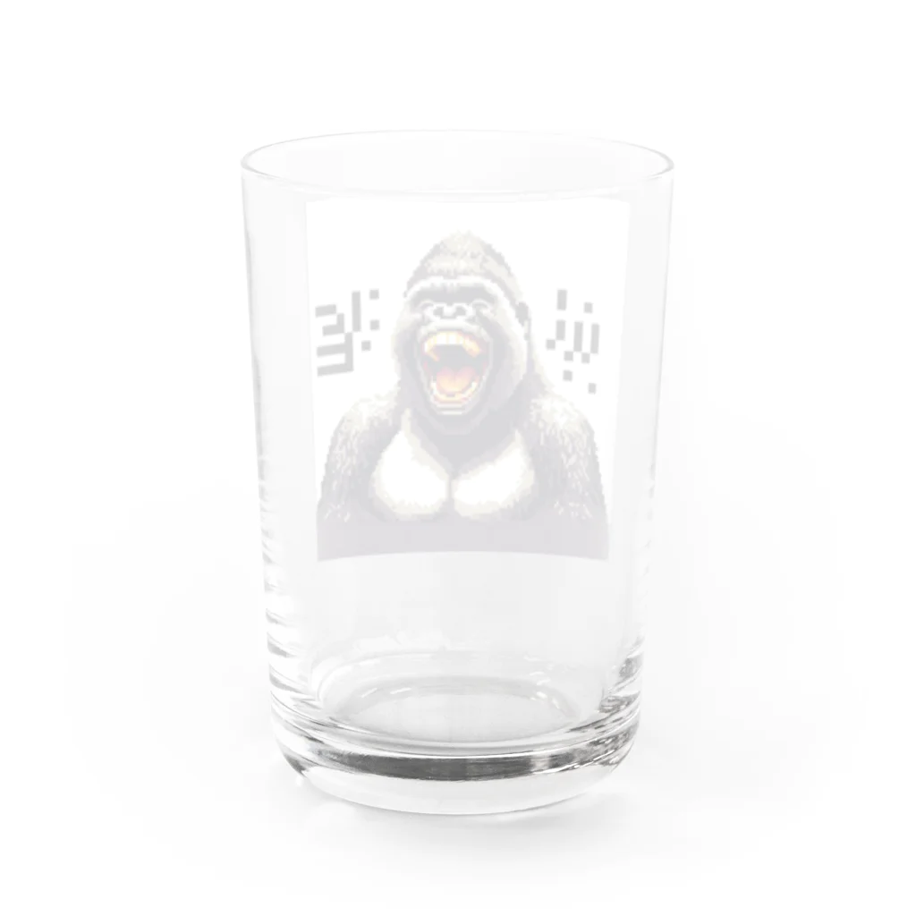 kazuminLANのゴリラ笑う🦍！ Water Glass :back