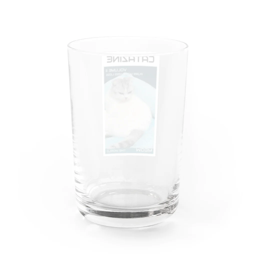 mayu0807のある意味　猫中心 Water Glass :back