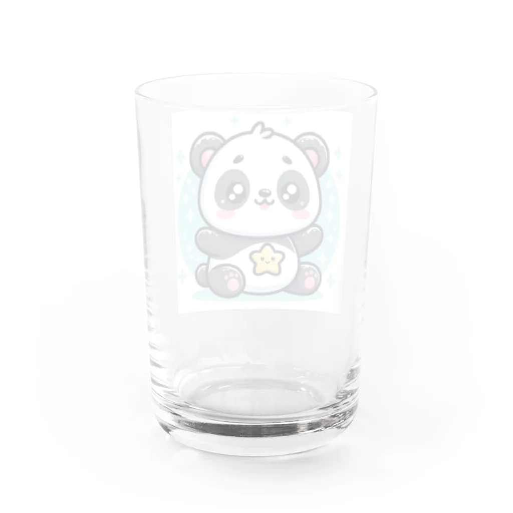 星パンダショップのきらきら星パンダ Water Glass :back