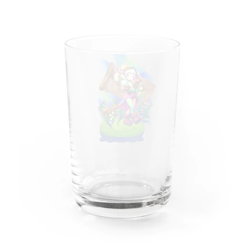 餅専門店のすずらんちゃん Water Glass :back