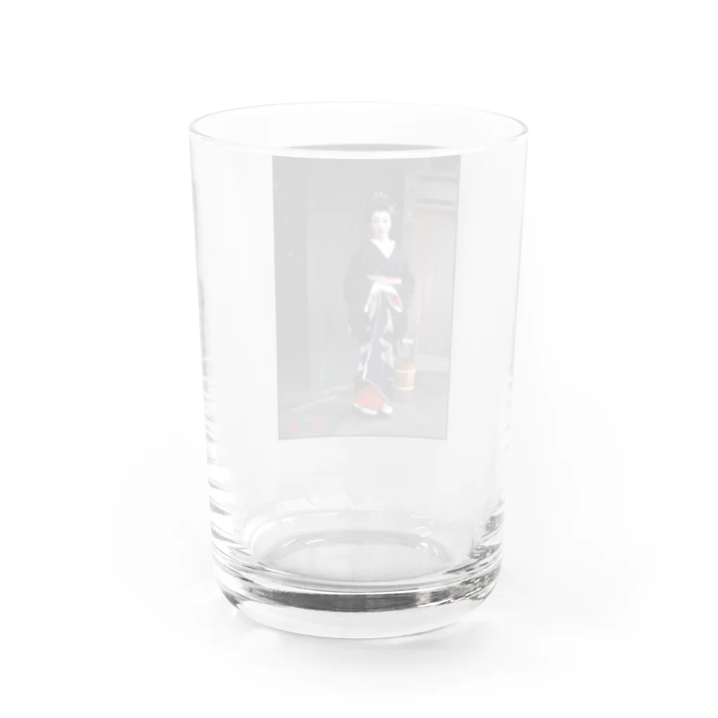 digital-graphic-artの芸者艶姿001 Water Glass :back