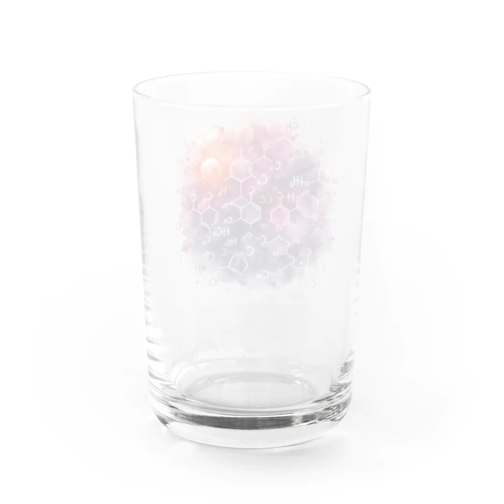 science closet（科学×ファッション）の惑星の化学反応式 Water Glass :back