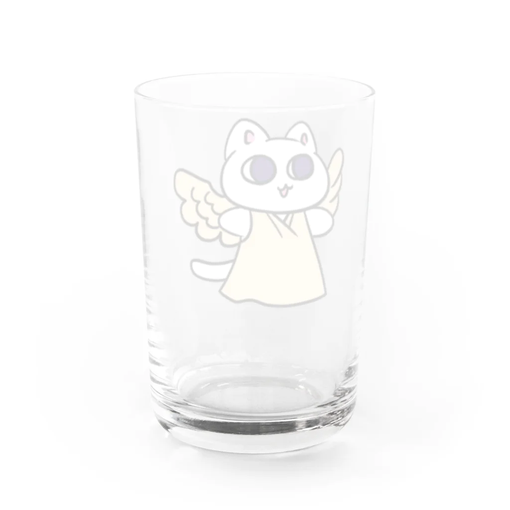 Animaru639のサモトラケのニャケ Water Glass :back