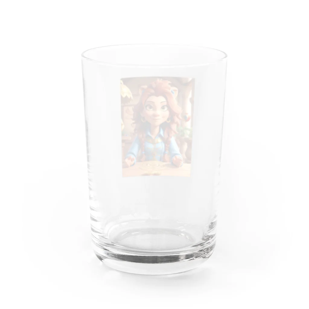 ichigatunの獅子座のれおちゃん　コンプリート１２キャラ Water Glass :back