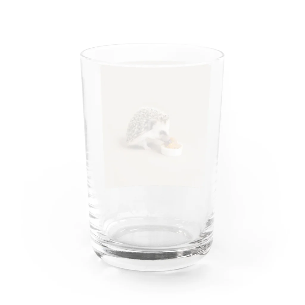 ai美女ショップのちっちゃいﾊﾘﾈｽﾞﾐ🦔 Water Glass :back