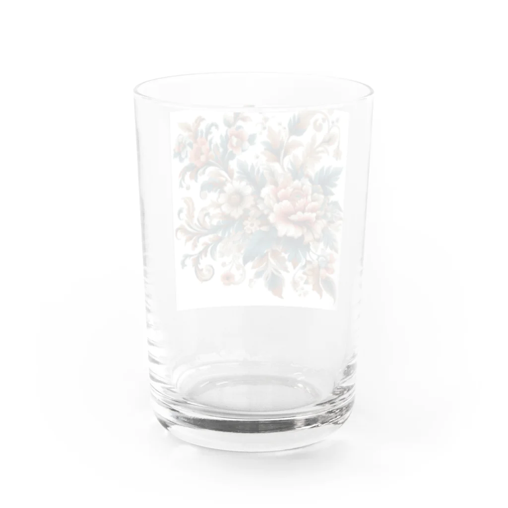 shopの花柄 Water Glass :back