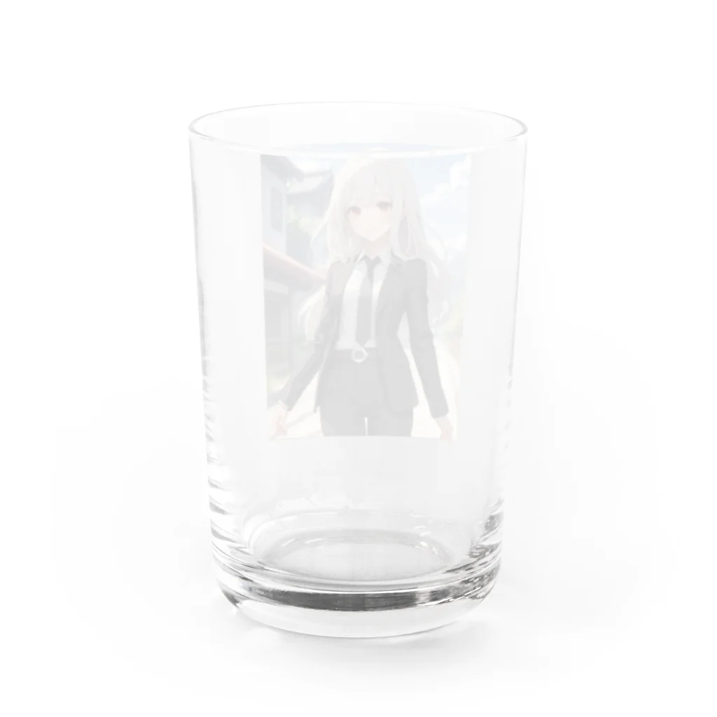 しえるもにあのオフィスレディ Water Glass :back