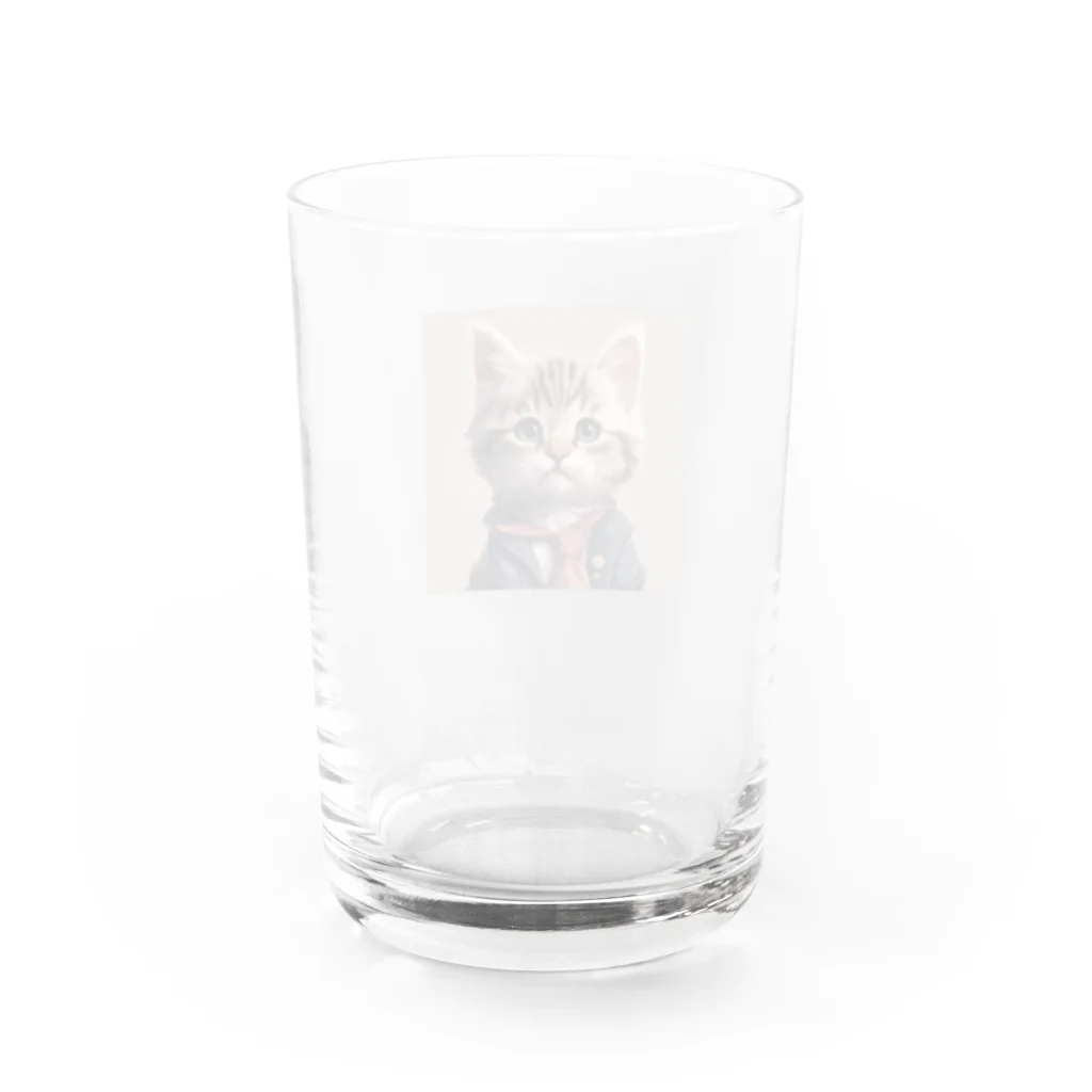 machaの猫友クラブ Water Glass :back