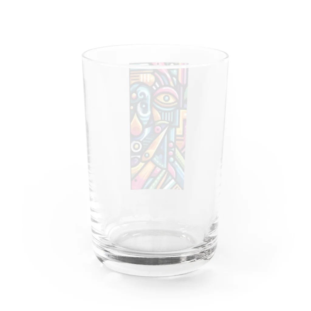 いろいろTOSIVOの不思議でユニークなカラフルデザイン Water Glass :back