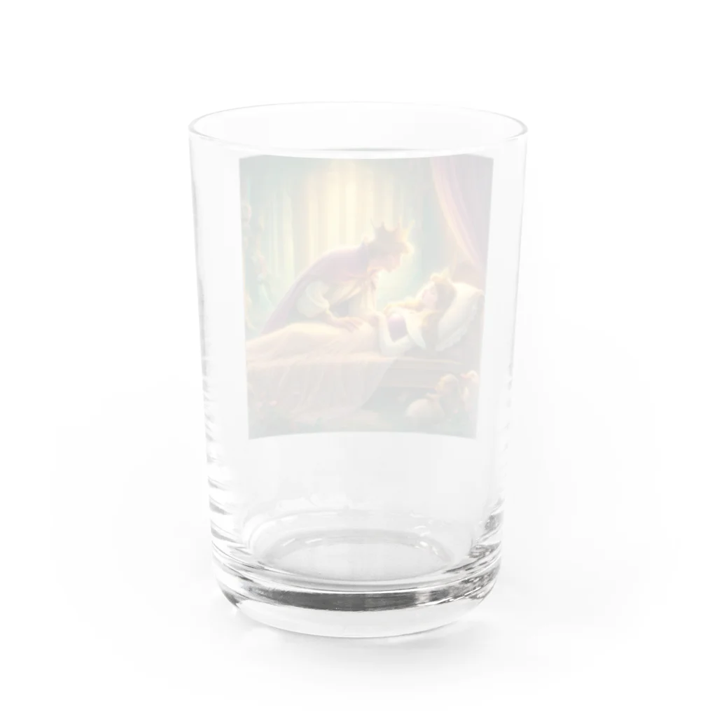 ポロムのおみせのオーロラ姫の目覚め Water Glass :back