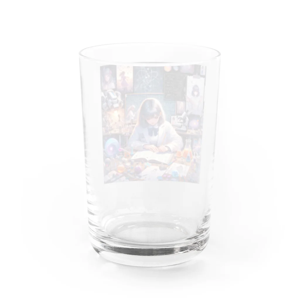 yumeの美しい研究者 Water Glass :back