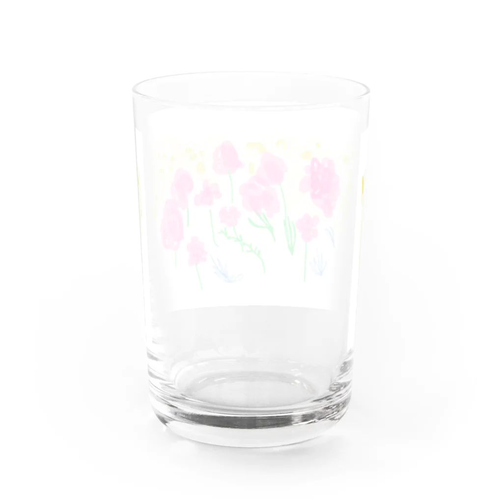 colorful-yokoの春の花 Water Glass :back