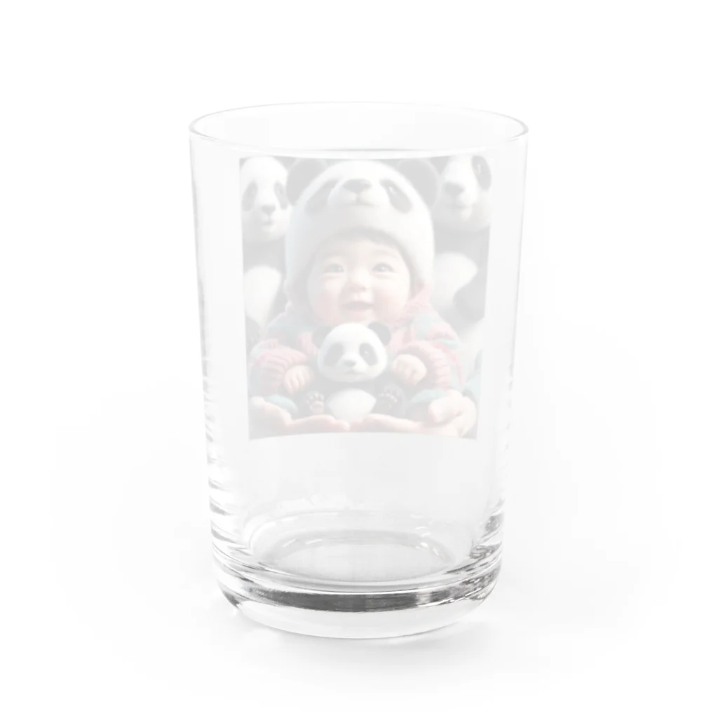 taka-kamikazeの赤ちゃん同士 Water Glass :back