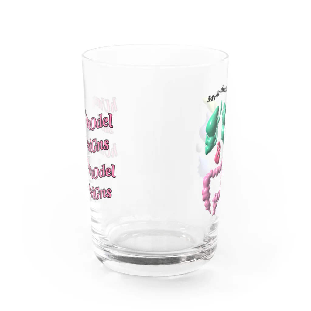 MRK DESIGNSのHuman model  ( pink ) Water Glass :back