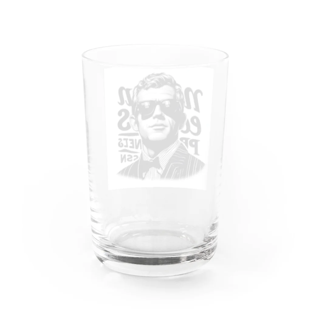 badass opticsのオトコマエシリーズ5 Water Glass :back