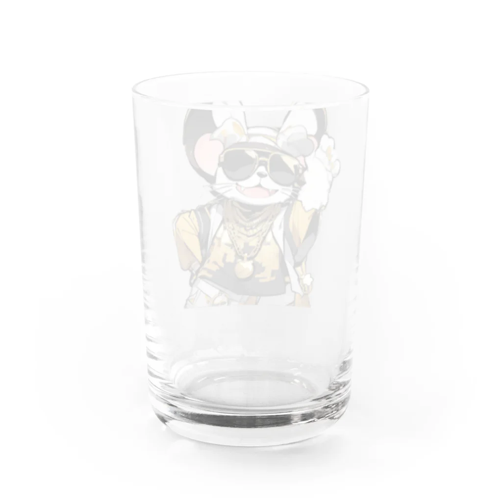 *˚𝔑𝔶𝔲𝔫𝔤𝔢𝔩𝔰 𝔰𝔥𝔬𝔭のヒップホップアニマルズ ネズミ Water Glass :back