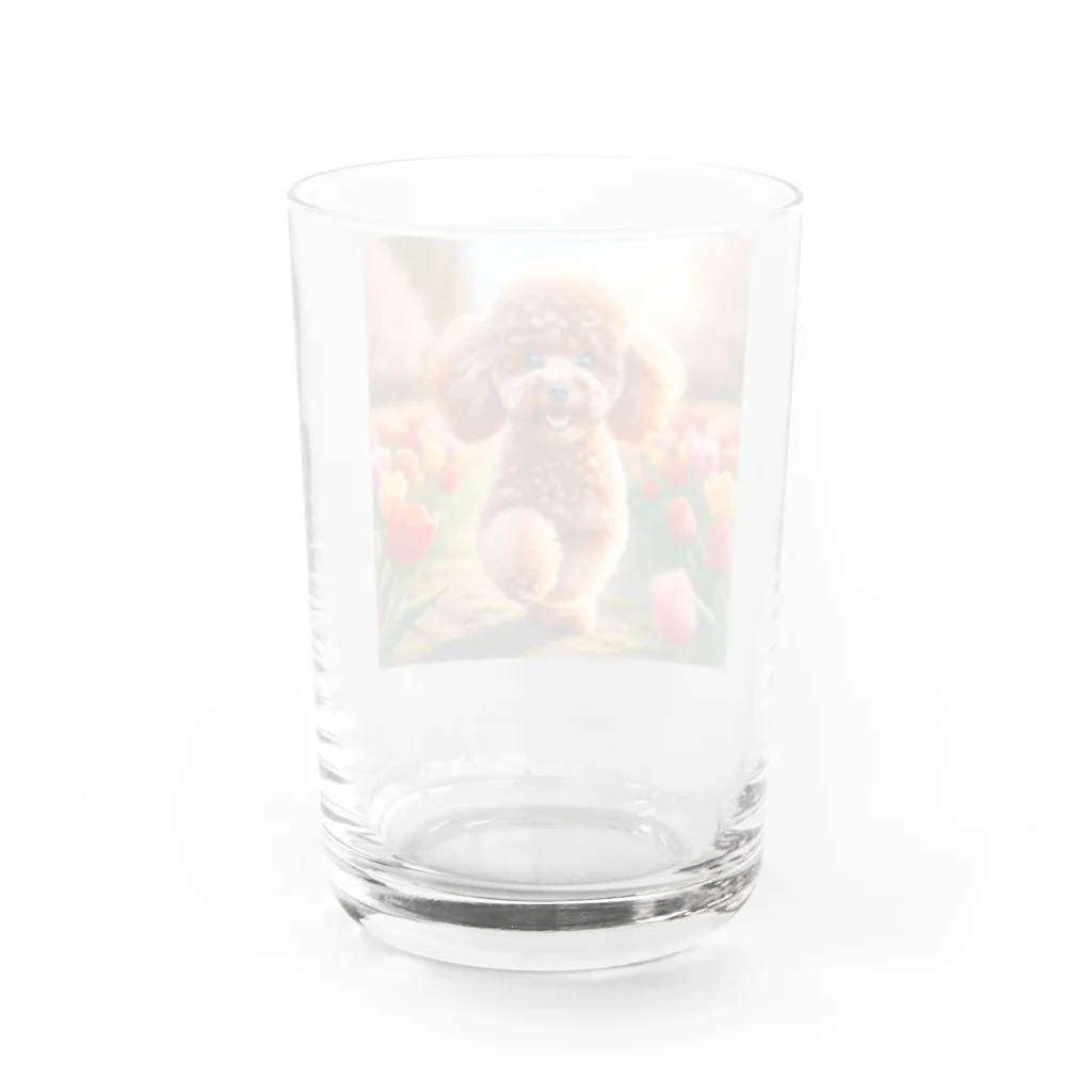 ストア・ザ・ダッチのトイプードルグッズ Water Glass :back