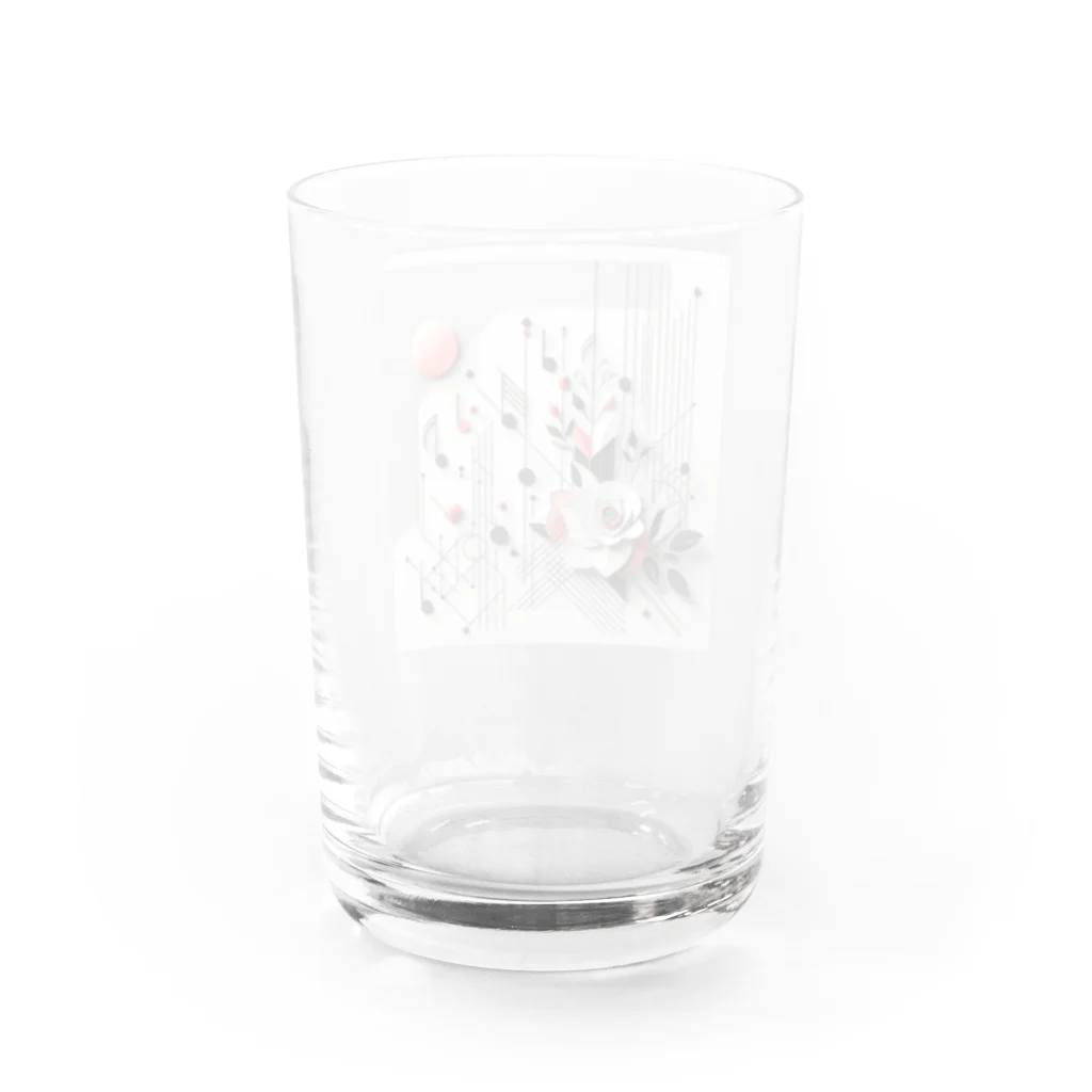 BochiBoochi-walkerのジオメトリーA45 Water Glass :back