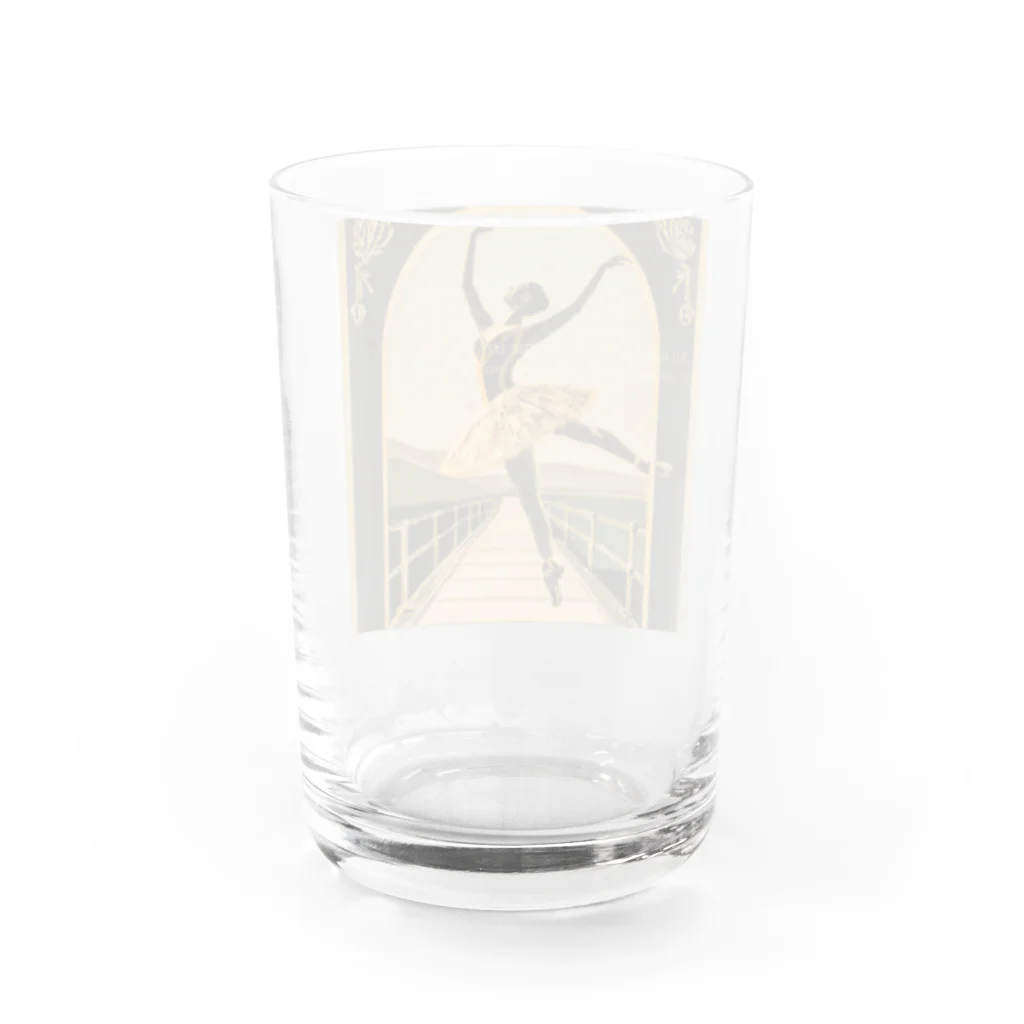 mana美術のバレリーナ#5 Water Glass :back