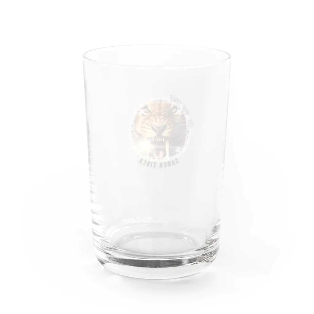 LEO　AND　STARSの剑齿虎－アートデザイン　グッズアイテム Water Glass :back