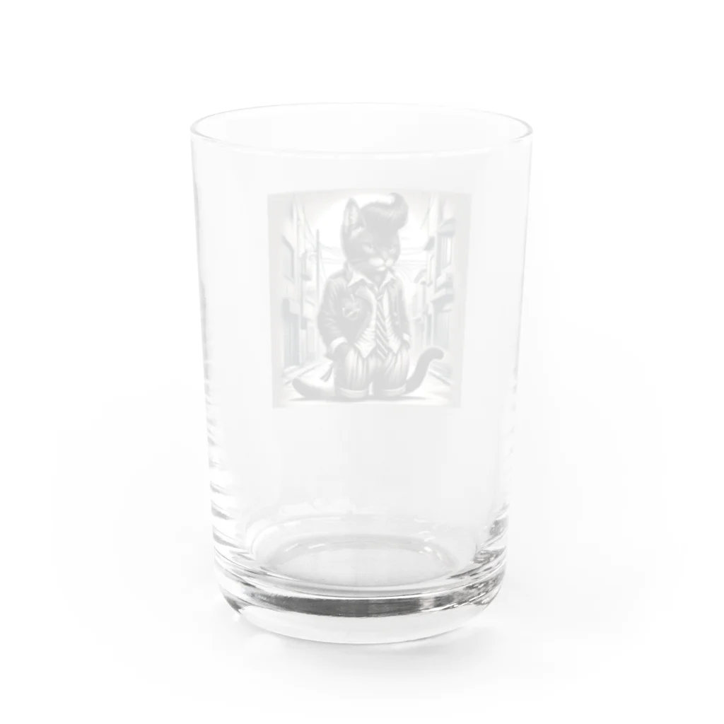 cc-akの男らしいねこ Water Glass :back