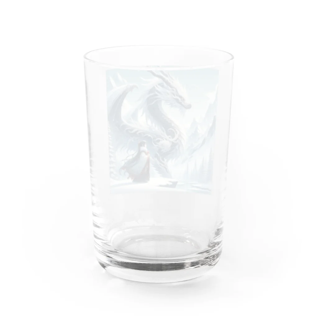 干支ショップの干支シリーズ　冬バージョン Water Glass :back