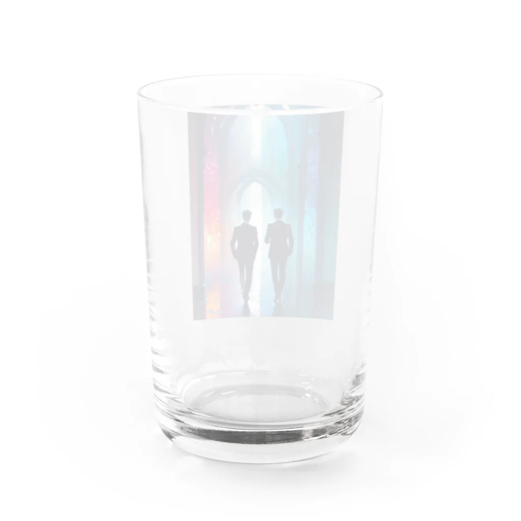 GreenCrystalの相棒 Water Glass :back