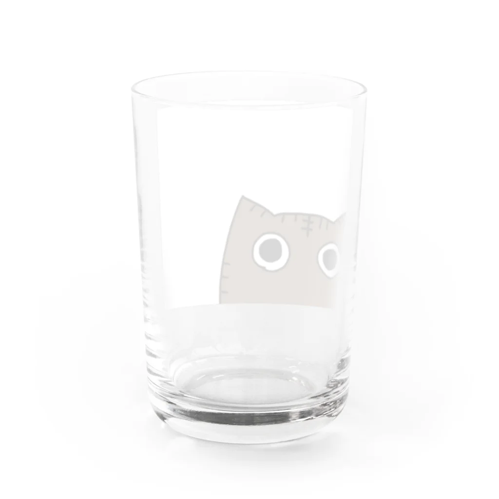 朔羅の花言葉のシマニキ Water Glass :back