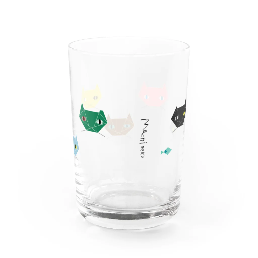 まち猫フルネスのまち猫フルメン Water Glass :back