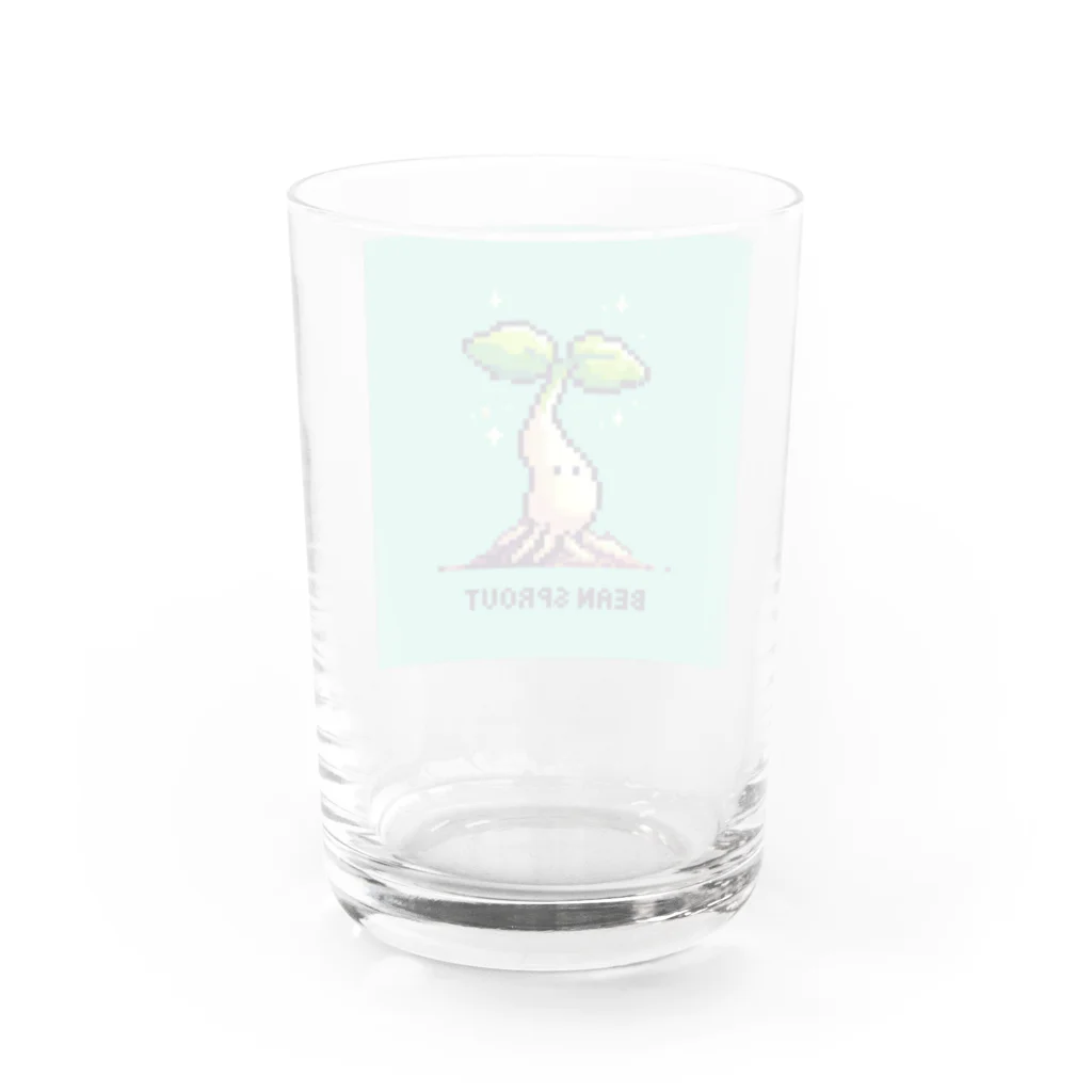 ドット絵調理器具のドット絵「もやし」 Water Glass :back