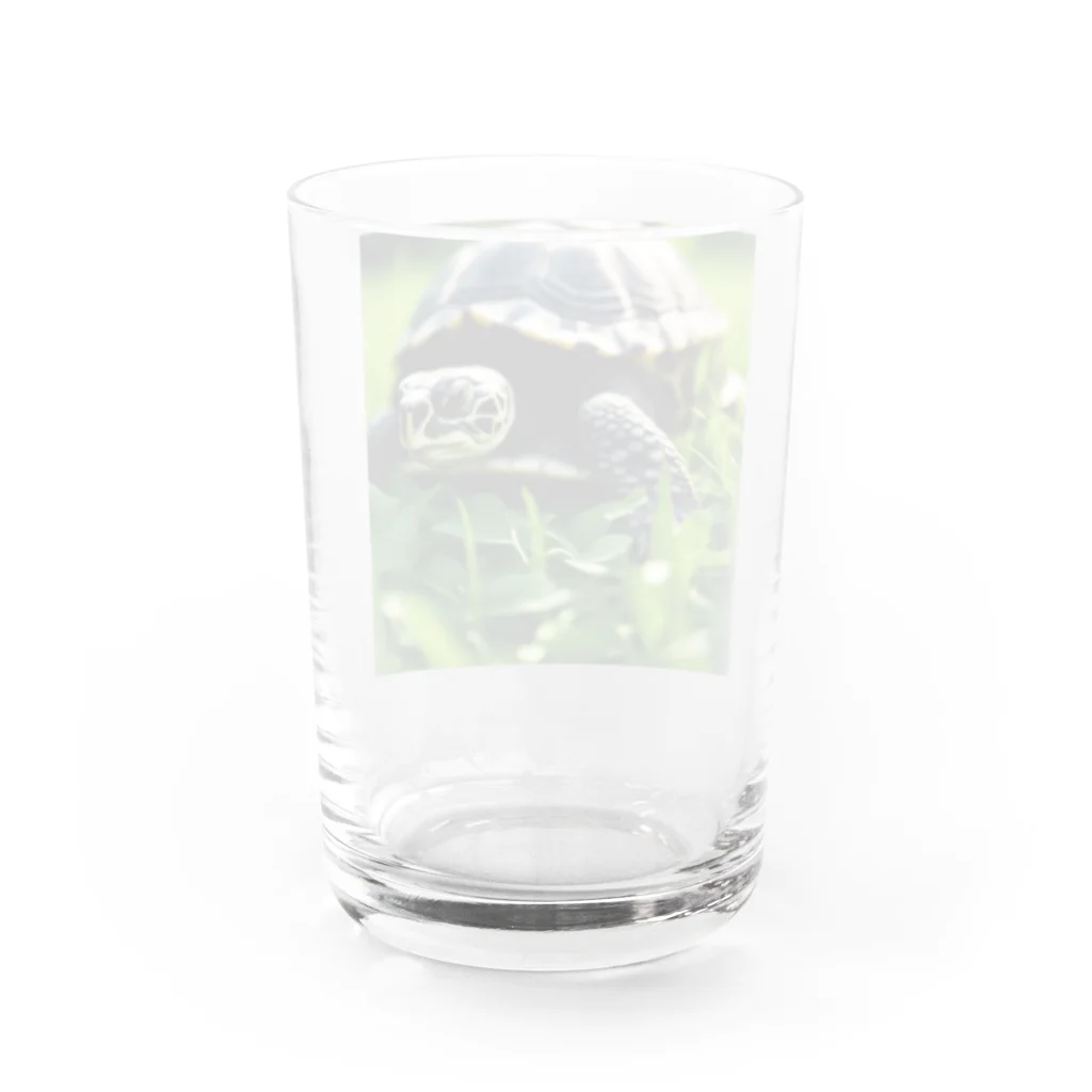 Mako Goodsのおひるね　ミドリん！！ Water Glass :back