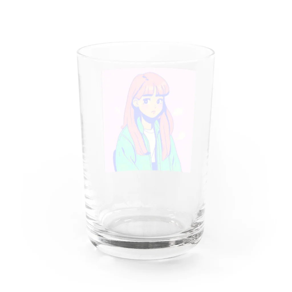 東京Vivid Girlsのネオンちゃん Water Glass :back