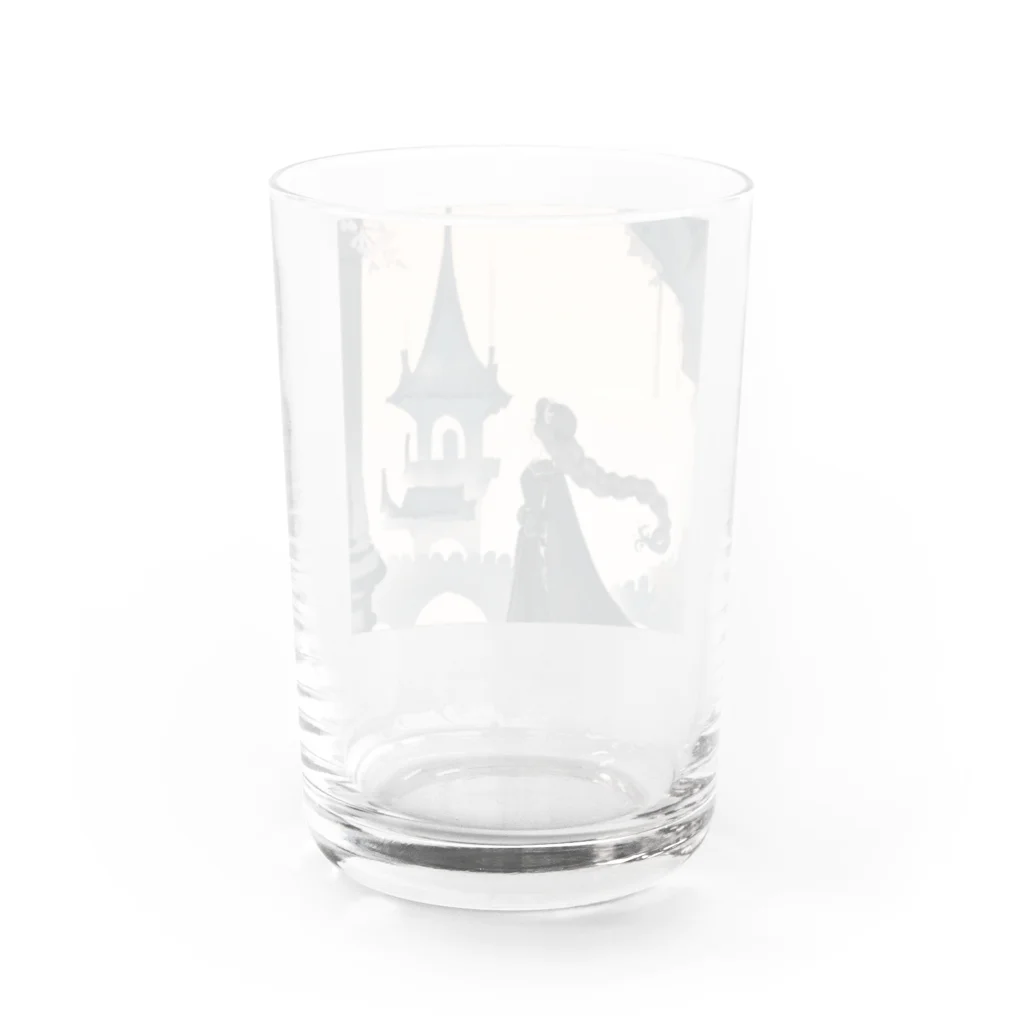 凡人-bonjin-のダークファンタジーラプンツェル Water Glass :back