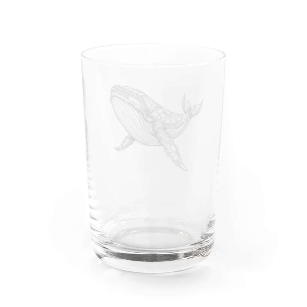 イケイケアニマルsのジオシロナガスクジラ グラス反対面