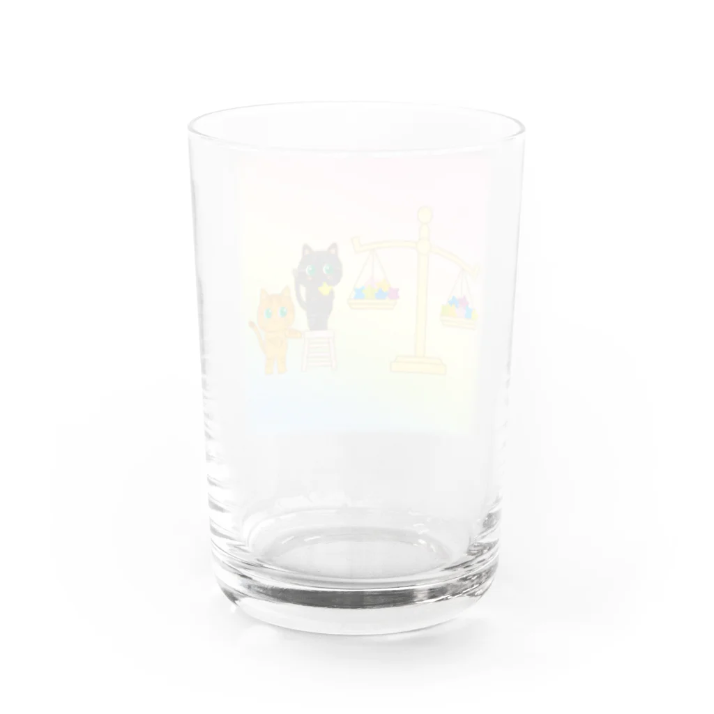 MAMIのくろちゃあ坊 天秤02 Water Glass :back