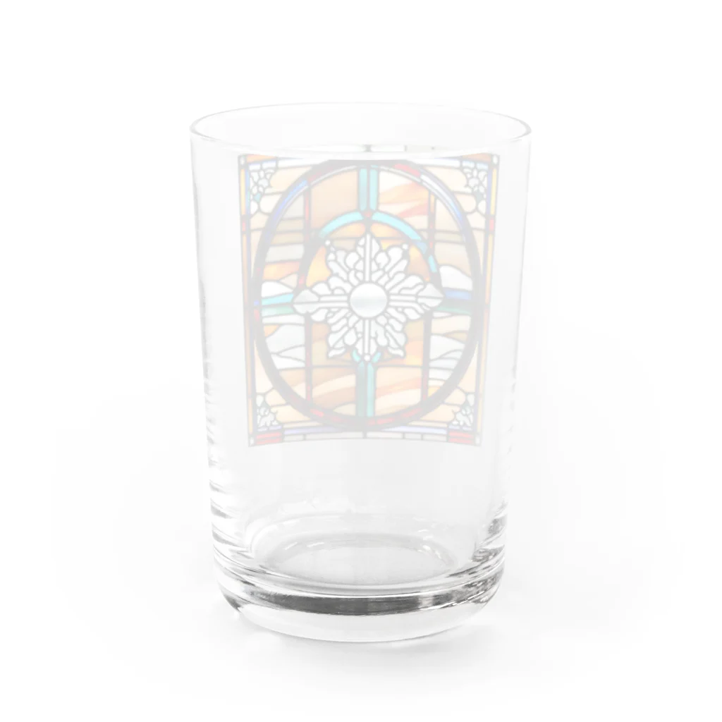 curry&shymeのステンド結晶 Water Glass :back