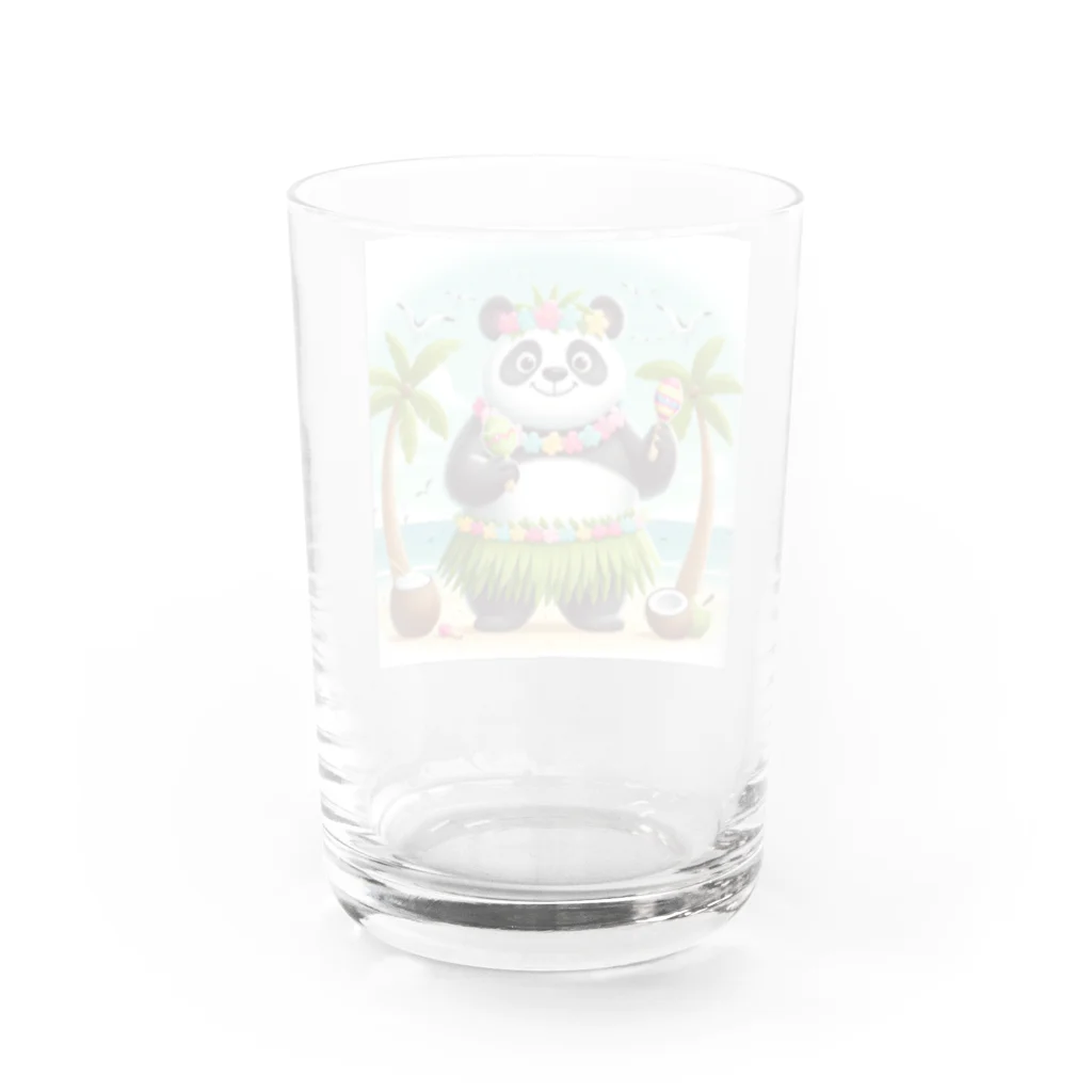 redpanda_pandaのALOHAパンダ Water Glass :back