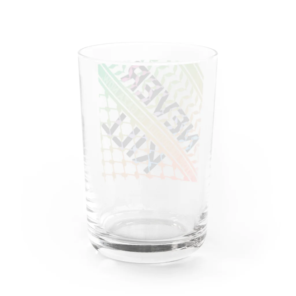 otemochanの【パレスチナ連帯】never kill Water Glass :back