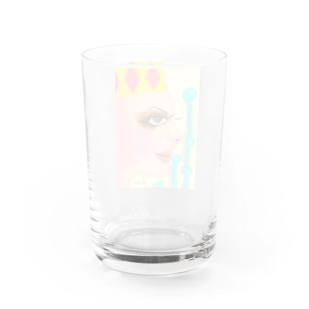 AKIKIワールドの明日 Water Glass :back