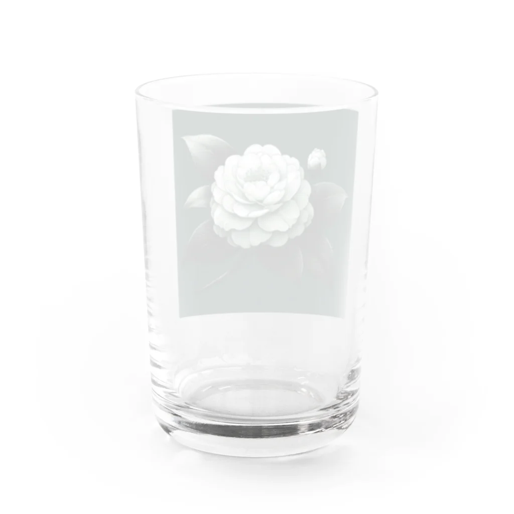 bycatの椿一輪 Water Glass :back