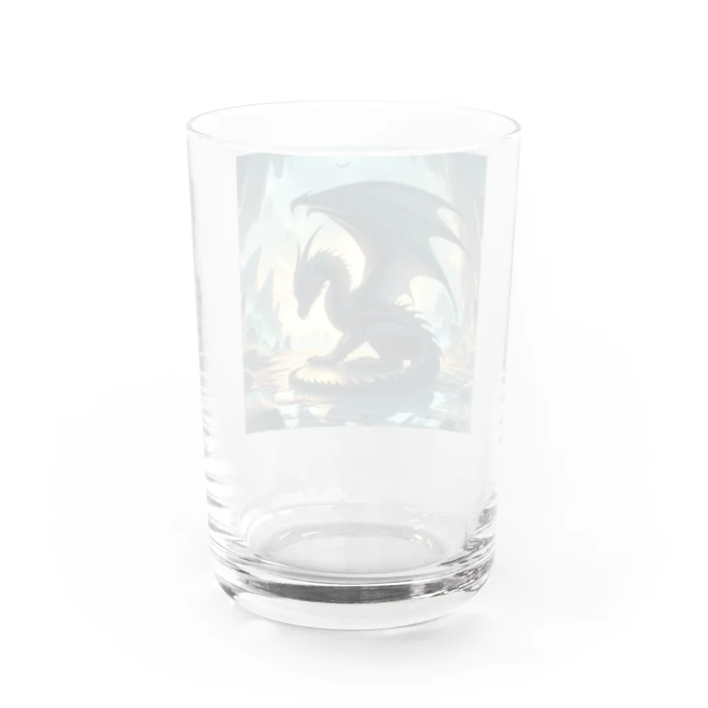 comati12の静かなる黒龍 Water Glass :back