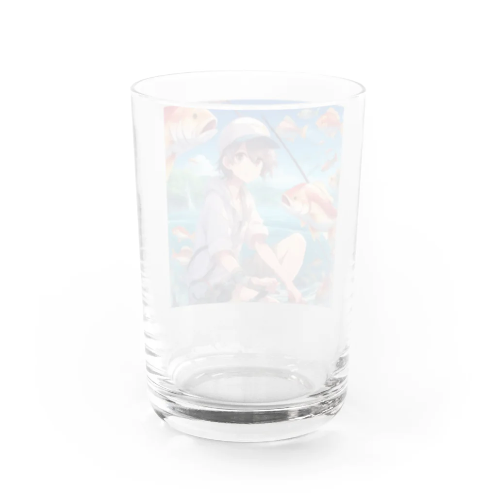 chillfishingの釣りガール爆釣！ Water Glass :back