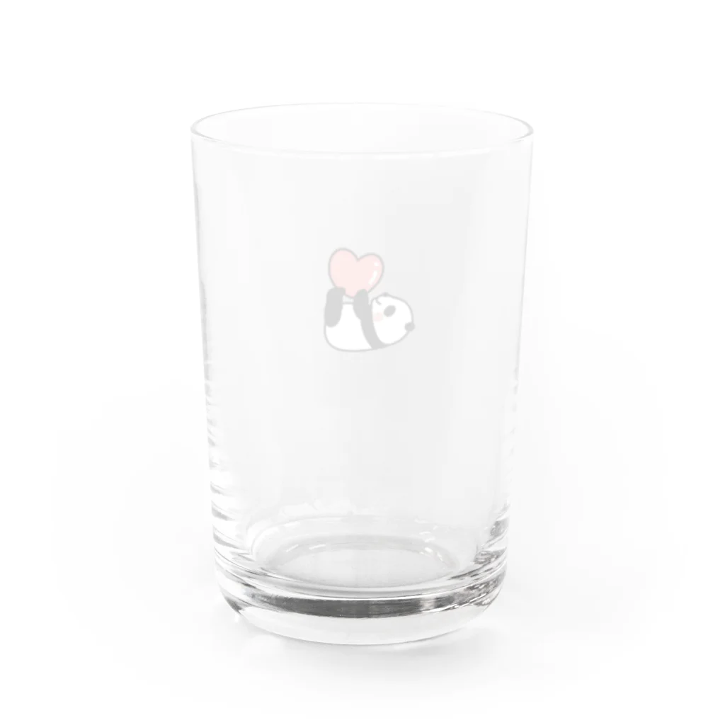 fuwariのあいらぶパンダ Water Glass :back