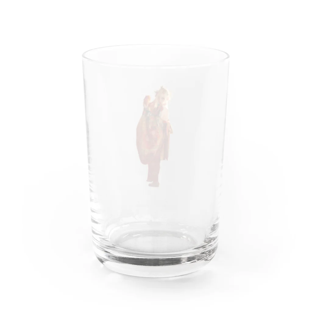 Chi3の唐揚げ女 Water Glass :back