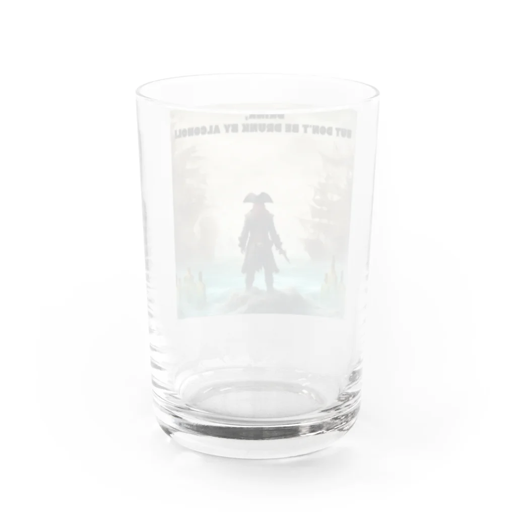 T_Whiteの酒は飲んでも飲まれるなⅡ Water Glass :back