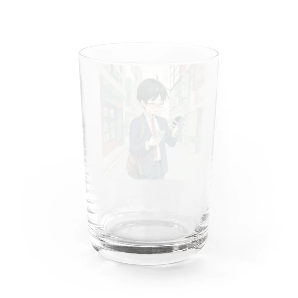 なお（ｻﾗﾘｰﾏﾝ）＠AI使って情報発信中のダブルスマホ＠サラリーマン Water Glass :back