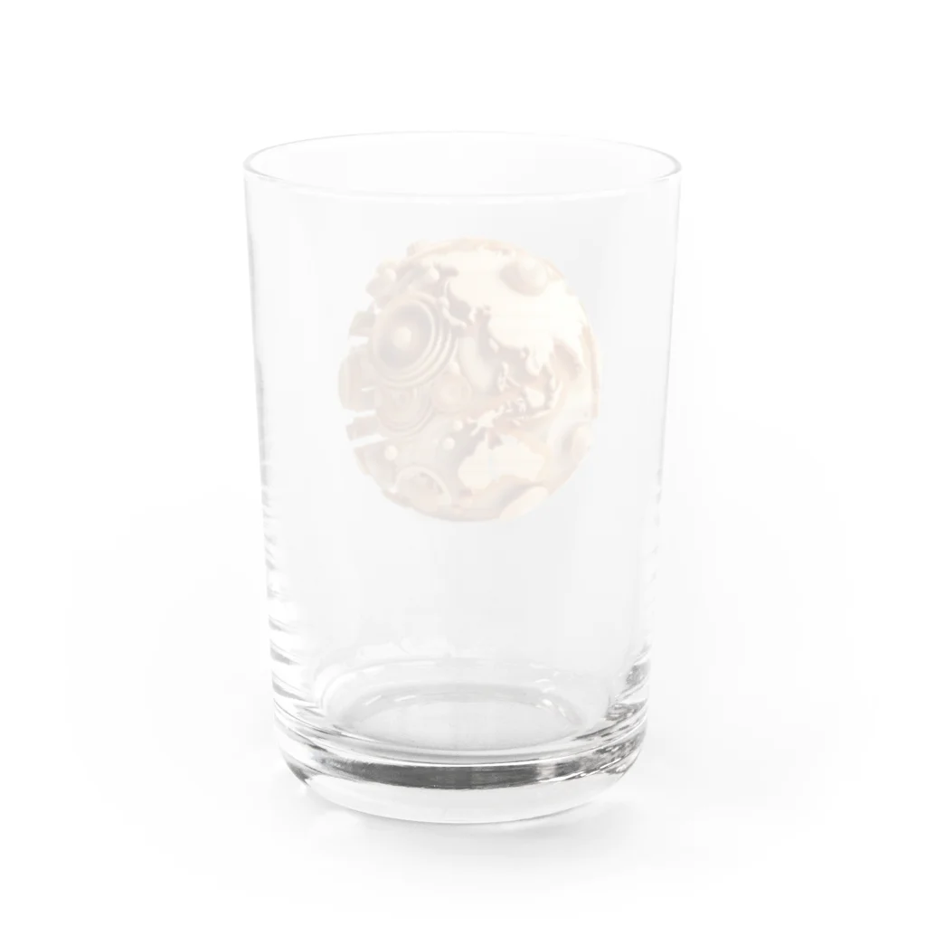 JUPITERの"Wooden Earth" Water Glass :back