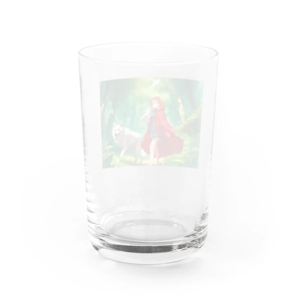 kataru_の狼と赤ずきん Water Glass :back